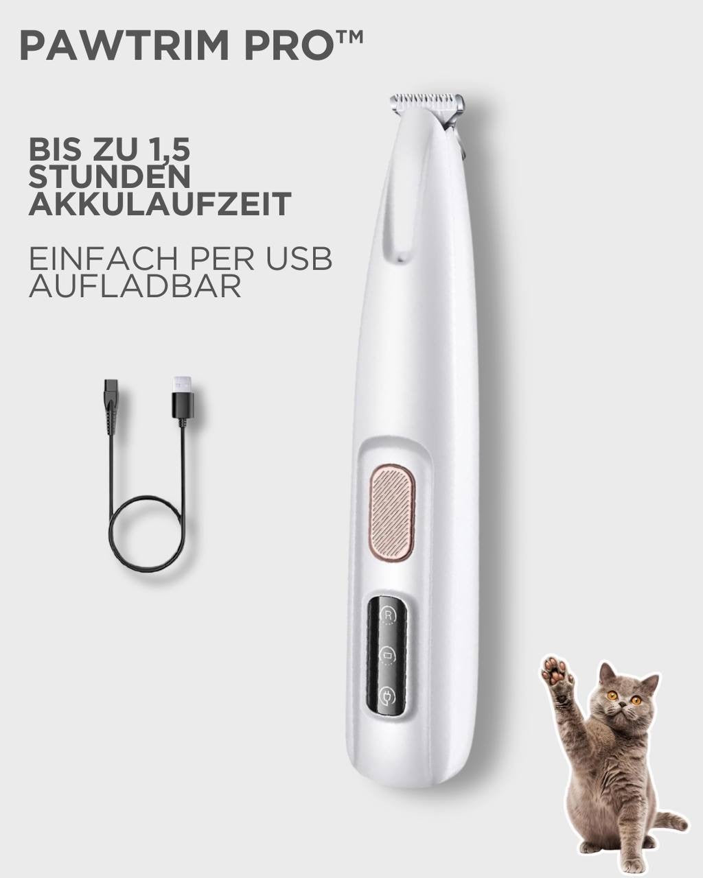 PAWTRIM PRO™ – LED-Pfotentrimmer