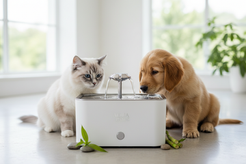 Die sanfte Wasserzirkulation ermutigt Katzen und Hunde, mehr zu trinken und ihre Flüssigkeitszufuhr zu erhöhen